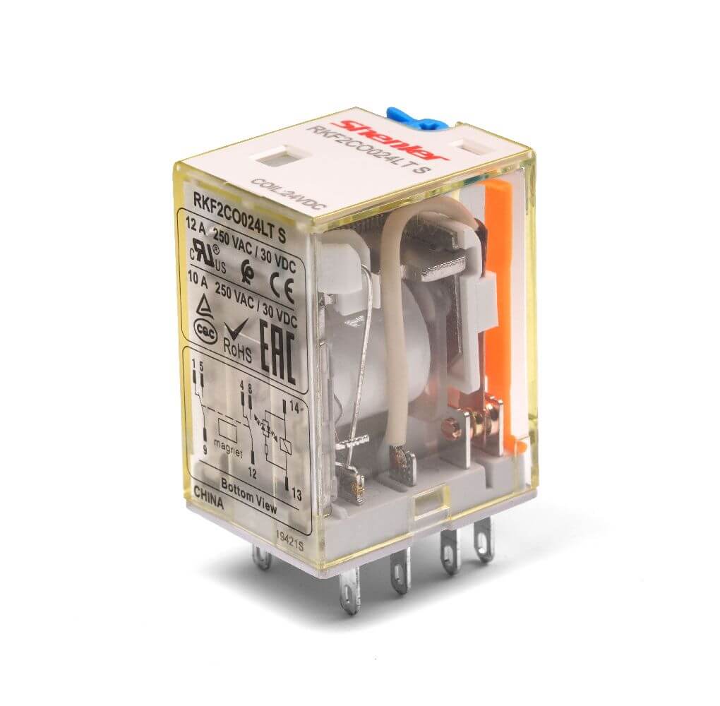 Промежуточное реле Shenler RKF2CO220LTD1S 2CO 15A 220VDC